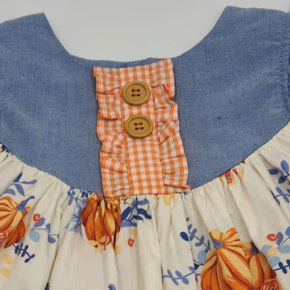 Eleanor Rose pumpkin dress size 2
